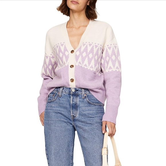 NWOT Derek Lam Collective Fair Isle Sweater Size XL - Picture 4 of 4